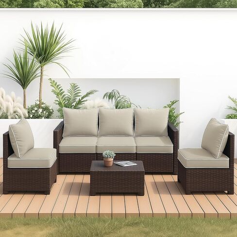 MIULEE Outdoor Seat Cushion Set Red 24 x 24 x 4 Inch Waterproof & Fade Resistant Deep Seat and Back Patio Furniture Cushions with Handle and Adjustable Straps Cushions for Chair Couch in Saudi Arabia