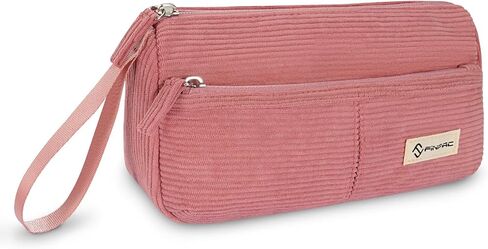FINPAC Pencil Case, Corduroy Triangle Makeup Bag, Kawaii Pen Bag Pouch Holder Box Organize for Study, Office, or Travel, Strawberry in Kuwait