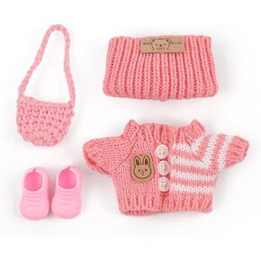 Cute labab Clothing, Pink Doll Clothing, 17cm Clothing Accessories, for Children, excluding Doll