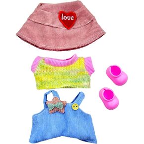 مجموعة ملابس الدمية التي تبلغ مساحتها 17 سم ، كاميرا دمى تزيين مصنوعة يدويًا ، تلبيس ملابس فريدة من نوعها لليسكلات ملحقات 17 سم (لا دمية) in Kuwait