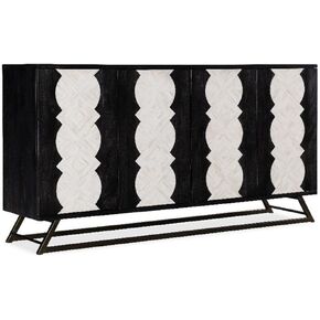 Hooker Furniture Commerce and Market Moroccan Modern Wood Credenza in Black