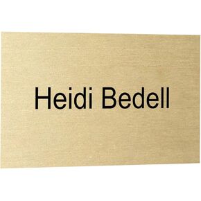 Perpetual Plaques - Great for Employee of the Month, Sponsered and Donated by Plaques and Sporting Awards. Order All Small Plates Now, or One at a Time Later (Gold Plate Only)