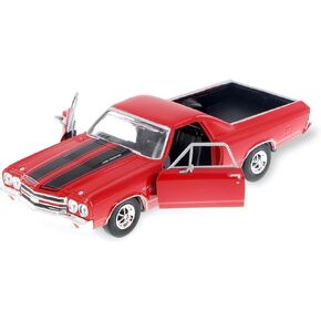 1970 El Camino SS 396 Hardtop Muscle Pickup, Red 71347R - 1/24 Scale Diecast Model Car