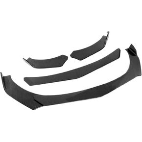 Spoiler Separator, 4PCS Car Front Bumper Lip Body Kit Canard Lip Diffuser Spoiler Anti Scratch Guard Compatible with Honda Fit Jazz GK5 GK3 2006-2020