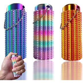 3Pcs Little Ouchies Pain Fidget: Mini Pain Stim Fidget Toy for Adults,Anxiety Relief Positive,3D Printed Hard Spiky Fidget Massage Keychain for Stress Relief & Focus,Novelty Gifts for Friends ,Family