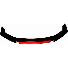 Spoiler Separator, Car Front Bumper Lip Splitter Universal Spoiler Diffuser Lip Kit Compatible with Volvo C30 C70 S40 S60
