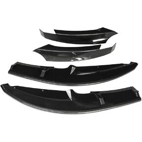 Spoiler Separator, Front Lip Chin Bumper Body Kits Aprons Compatible with BMW 1 Series E82 E88 2007-2013 Front Bumper Spoiler Lip Splitter(Carbon Fiber)
