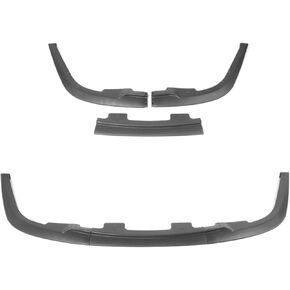 Spoiler Separator, 3pcs Car Front Bumper Splitter Lip Spoiler Splitter Deflector Lips Cover Trim Body Kit Compatible with Subaru Impreza WRX Sti S204 2006 2007(Carbon Look)