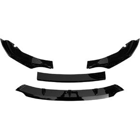 Spoiler Separator, 4X 2018-Up Compatible with BMW X5 G05 Pre Facelift Car Front Bumper Lip Splitter Spoiler Body Kit Diffuser Guard Cover by ABS Glossy Black