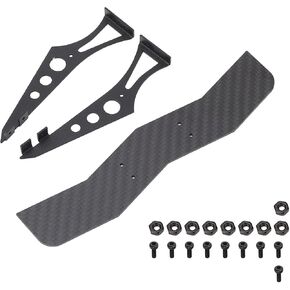 RC Rear Spoiler Wing Tail Wing for TT02 XV01 PTG2 1/10 RC Cars with Pre Drilled Holes Lightweight Universal Replacement
