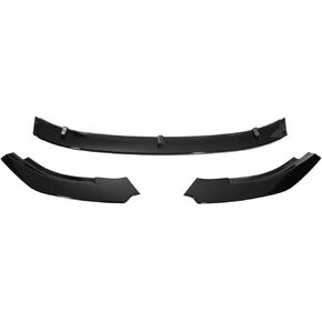 Spoiler Separator, 3pcs/Set Car Front Bumper Lip Spoiler Splitters Compatible with VW Golf 6 GTI GTD 2010-2013(A)