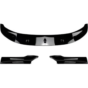 Spoiler Separator, Compatible with BMW 5 Series F10 F11 2011-2017 Car Front Bumper Lip Body Kit Spoiler Splitter Bumper Canard Lip Splitter Accessories(Carbon Look)