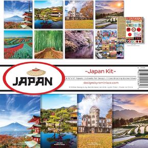Reminisce Japan Scrapbook Collection Kit