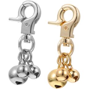 2pcs Pet Bell Necklace for Cats and Dogs Bells with Multiple for Positioning Stylish Pet Accessories for Identification and Decoration