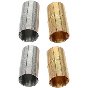 Memory Wire Ring,20mm Diameter Memory Steel Wire for Finger Rings Practical Jewelry Connecting Accessories Jewelry Findings Supplies, 4 Piece Set