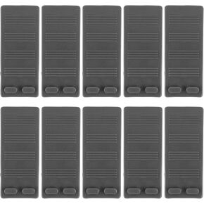 Rubber Door Stops, Pack of 10 Large Doorstop Rubber Door Stop Wedge Sturdy Stackable Wedge Door Suitable for Home Office School Heavy Duty Door