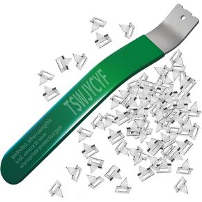 Glazing Points,Glazier Point Driver with Disassembly Function and 100 Pcs Glazier Points,Point Drivers for Picture Faming
