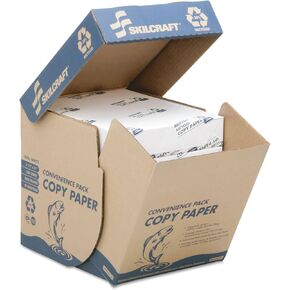 AbilityOne - 7530015623259-30% Post-Consumer Recycled Convenience Copy Paper - Ream Wrapped - 5 Reams/BX - 2500 units