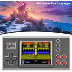 Retro Game Console, Classic Handheld Video Game Console (500 in 1)