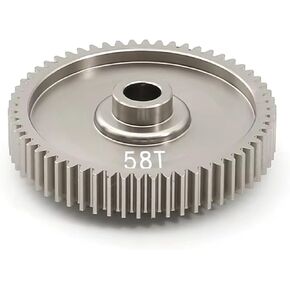 RC Car Upgrade Parts Compatible with Tamiya for TT01 TT01D TT01E 1/10 RC Car Upgrade Parts Accessories 58T Spur Gear 51004