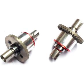 RC Spare Part Compatible with Wltoys 144001 124019 124018 RC Car Upgrade Parts Spare Accessories 2Pcs Full Metal All-Metal Differential Gear