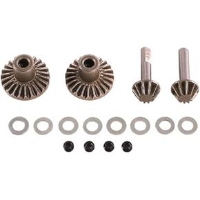 RC Car Upgrade Parts Compatible with MN 99D 99s for WPL C14 24 1/12 RC Car Metal Bridge Gear Set Upgrade Parts Accessories