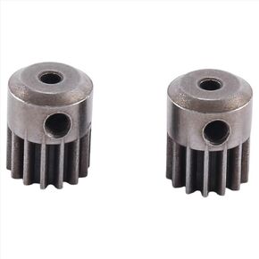 Compatible with MJX for Hyper Go 16207 16208 16209 16210 H16 H16E H16P 1/16 RC Car Spare Parts 2Pcs Motor Gear Pinion Gear 16392 RC Car Accessories