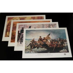 Bicentennial Souvenir Sheets Set of 4 - 13-31 Cent US Stamps Scott 1686-89