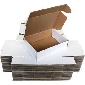 12x9x4 inches pack of 20 shipping boxes,White Corrugated Cardboard Mailer Box for small Business packaging supplies, packing and Wrapping Mailing Present