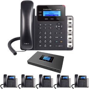 Business Phone System: Starter Pack with Voicemail, Auto Attendant, Cell & Remote Phone Extensions, Call Recording & Free TWAComm.com Phone Service for 1 Year (16 Phone Bundle)