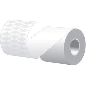 MAXStick Linerless Paper Rolls, 12 Rolls, 3.125'' x 170' Diamond Adhesive, Works with Star TSP650IISK, Epson TM-L90, Bixolon SRP-S300, White