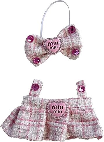 17cm Clothes Set for Doll(NO Doll), Hat and Dress Set for Accessories Suit (Pyjamas, One Size) in Saudi Arabia