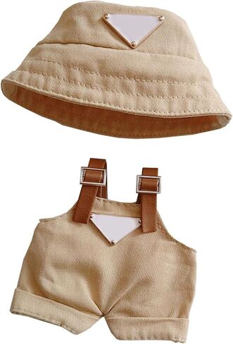 17cm Clothes Set for Doll(NO Doll), Hat and Dress Set for Accessories Suit (Pyjamas, One Size) in Saudi Arabia