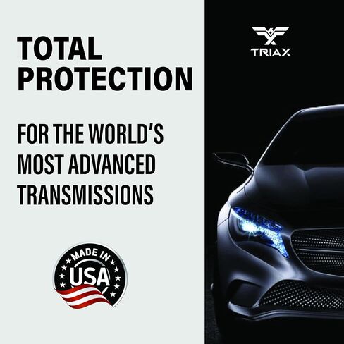 Triax Euro Car ATF Synthetic, Low Vis, for European 6,7,8, and 9 Speed Automatic Transmissions, Compatible with BMW, Audi, Porsche, Land Rover, Mercedes Benz (1 Quart) in Kuwait