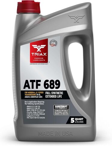 Triax Euro Car ATF Synthetic, Low Vis, for European 6,7,8, and 9 Speed Automatic Transmissions, Compatible with BMW, Audi, Porsche, Land Rover, Mercedes Benz (1 Quart) in Kuwait