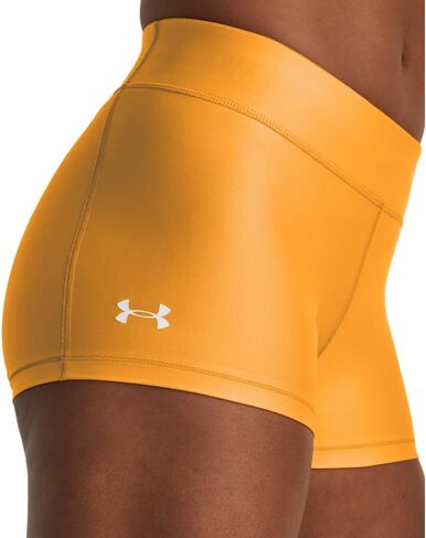 Under Armour Women's HeatGear Armour Mid Rise Shorty, (433) Glacier Blue / / White, Large in Saudi Arabia