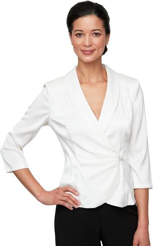 Alex Evenings Women's Side Close Blouse, Fuchsia in Saudi Arabia