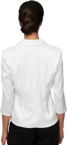 Alex Evenings Women's Side Close Blouse, Fuchsia in Saudi Arabia