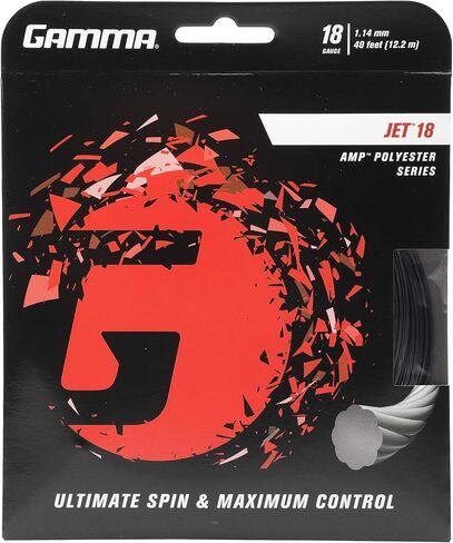 مجموعة خيوط التنس جاما جيت 16 لتر باللون الأحمر in Kuwait