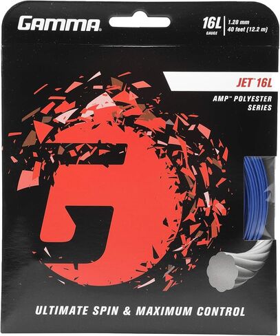 GAMMA Jet 16L Tennis String Set Red in Saudi Arabia