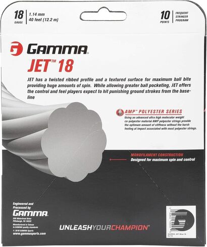 GAMMA Jet 16L Tennis String Set Red in Saudi Arabia