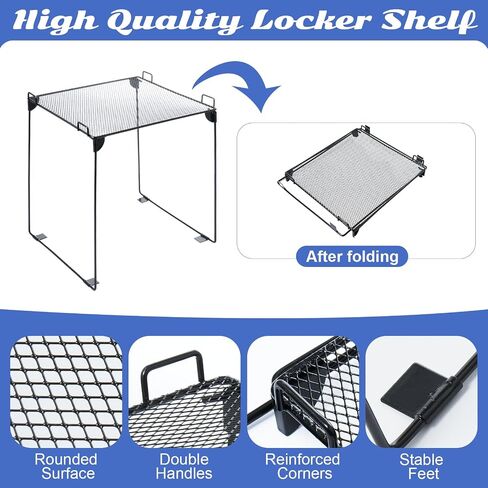 12 Pcs Locker Organizer and Decorating Kit, First Day of School Essentials for Girl Marble Print Whiteboard with Markers Locker Shelf Plush Area Rug String Light Mirror Magnetic Cup and Magnet (Blue) in Saudi Arabia