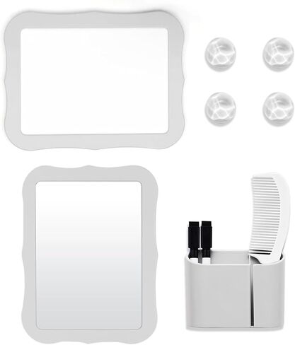 10Pcs Locker Accessories,Back to School Essentials,Pink Locker Decor for Girls with Locker Mirror and Magnetic Pen Holder,Magnetic whiteboard-School& Work Locker Decor（Pink） in Kuwait