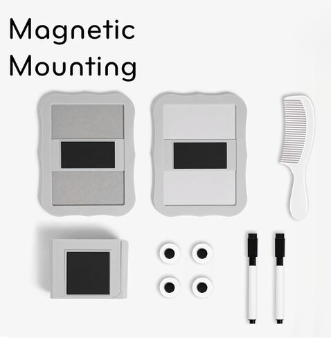 10Pcs Locker Accessories,Back to School Essentials,Pink Locker Decor for Girls with Locker Mirror and Magnetic Pen Holder,Magnetic whiteboard-School& Work Locker Decor（Pink） in Kuwait