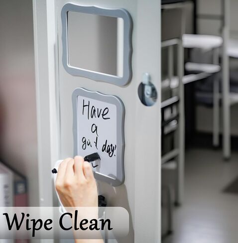 10Pcs Locker Accessories,Back to School Essentials,Pink Locker Decor for Girls with Locker Mirror and Magnetic Pen Holder,Magnetic whiteboard-School& Work Locker Decor（Pink） in Kuwait