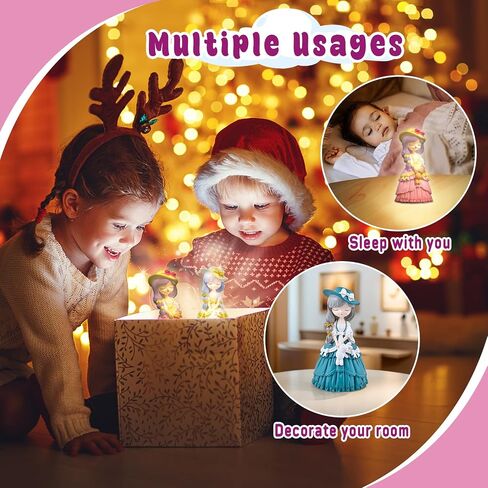 ASIOWELY Paint Your Own 8-Petal Flower Lamp Kits,Arts and Crafts Supplies for Kids Toys Ages 4-6-8,DIY Art Night Light Painting for Girls Ages 5-10,Birthday Gifts for 3-12+ Year Old Toddler Teen Adult in Kuwait