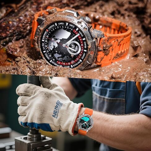 ساعة ذكية WalkerFit للرجال - الرد على المكالمات/الاتصال الهاتفي مع 110 طرازات رياضية، ساعة لياقة بدنية مقاومة للماء IP68 مع مراقب معدل ضربات القلب، ساعة ذكية Android متوافقة مع iPhone، شاشة AMOLED مقاس 1.43 بوصة، سوار فولاذي in Kuwait