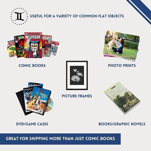 GEMINI COMIC FLASH MAILERS™ & BOX DIVIDER PAD BUNDLE - 100 mailers + 50 dividers in Saudi Arabia