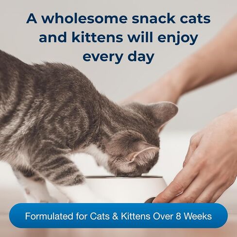 Petag Cat -Sip Treat Real Milk - 8 أونصة ، 8 عبوات - وجبة خفيفة جاهزة للقطط والقطط - من السهل الهضم مع حليب العيون والقلب بنسبة 99 ٪ in Saudi Arabia