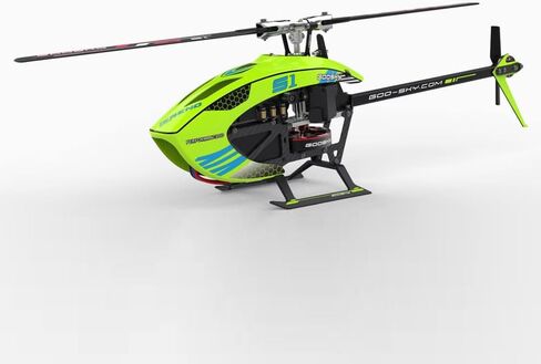 Goosky Legend S1 Mini 3D RC Helicopter متوافقة مع Pulse 300mAh 50C 7.4V 2S Lipo Battery - لعبة مروحية التحكم عن بُعد للبالغين (BNF) (الأخضر) in Saudi Arabia